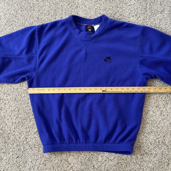 Nike Fit Vintage Cross Training Sweatshirt Crewneck Men’s Small Fleece Purple - Picture 3 of 6